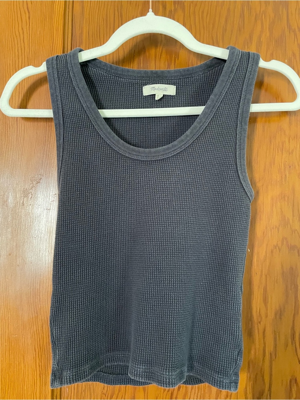 Waffle Knit Crop Tank